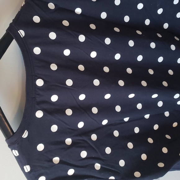 Forever 21 men's tshirt, xl, navy & white polka dots - Picture 5 of 5